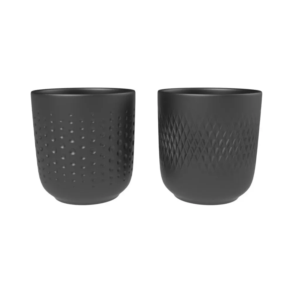Villeroy & Boch Manufacture Onyx muggset 2 delar. 280 ml