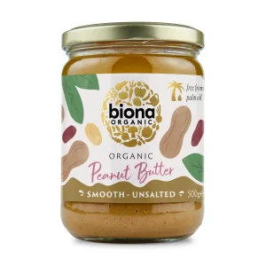 Jordnötssmör, smooth, osaltad, 500 g