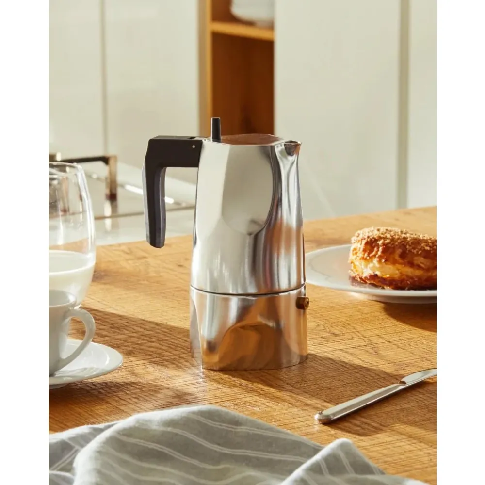 Alessi Espressobryggare för spishäll OSSIDIANA 300 ml