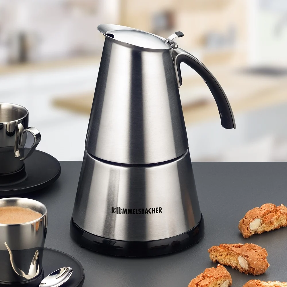 Rommelsbacher EKO 364/E ElPresso bärbar Mockabryggare Rostfritt
