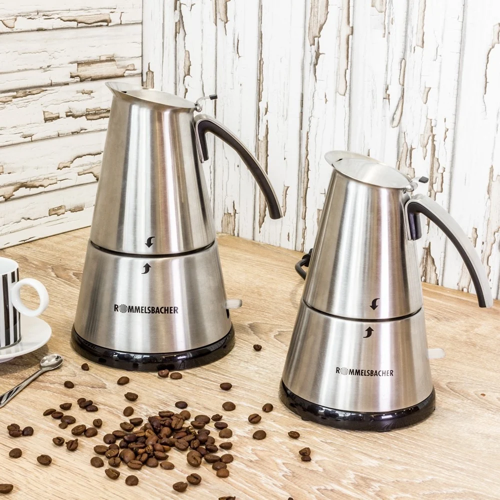 Rommelsbacher EKO 364/E ElPresso bärbar Mockabryggare Rostfritt