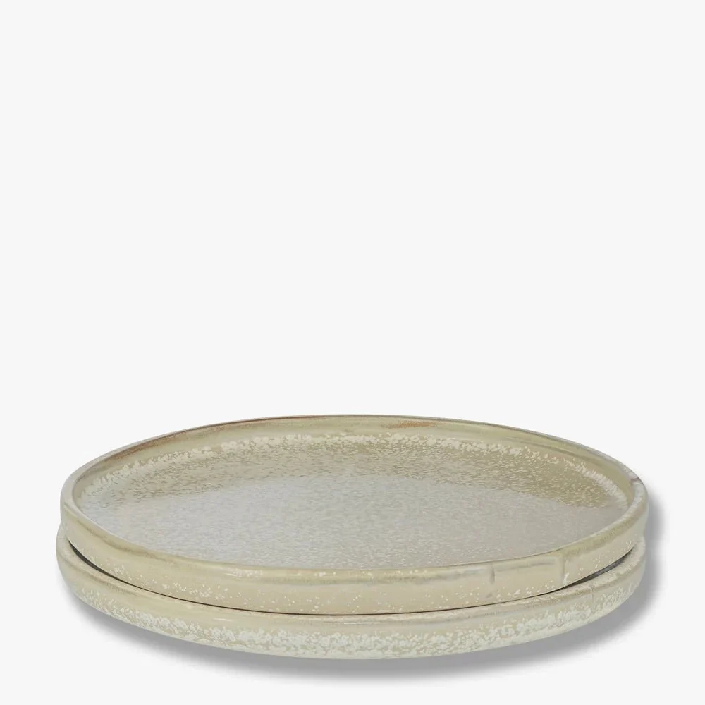 SAND GRAIN Tallrik twin-pack Ø20xH1,5, Straw