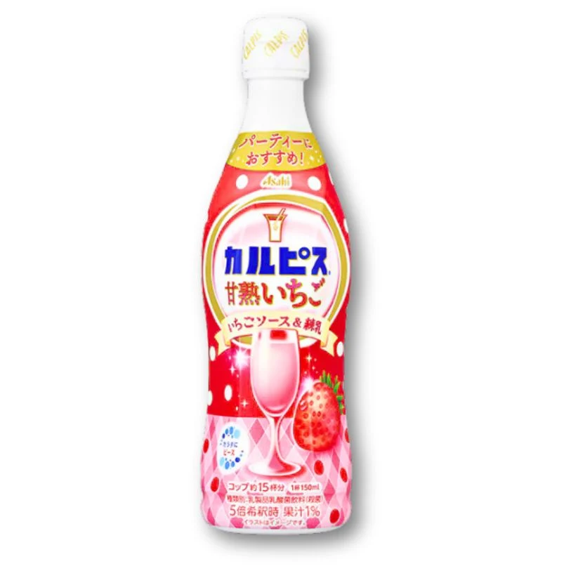 Asahi Calpis Drink - Söt jordgubb (för spädning)