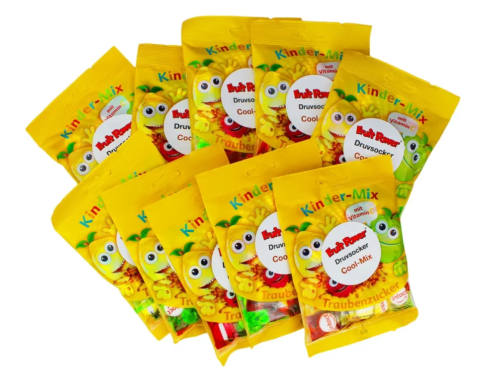 Druvsocker Coolmix 4-pack