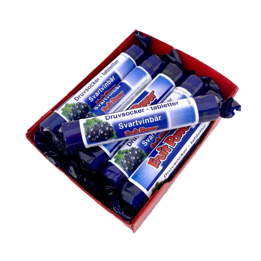 Druvsocker FruitPower Svarta vinbär 15-pack