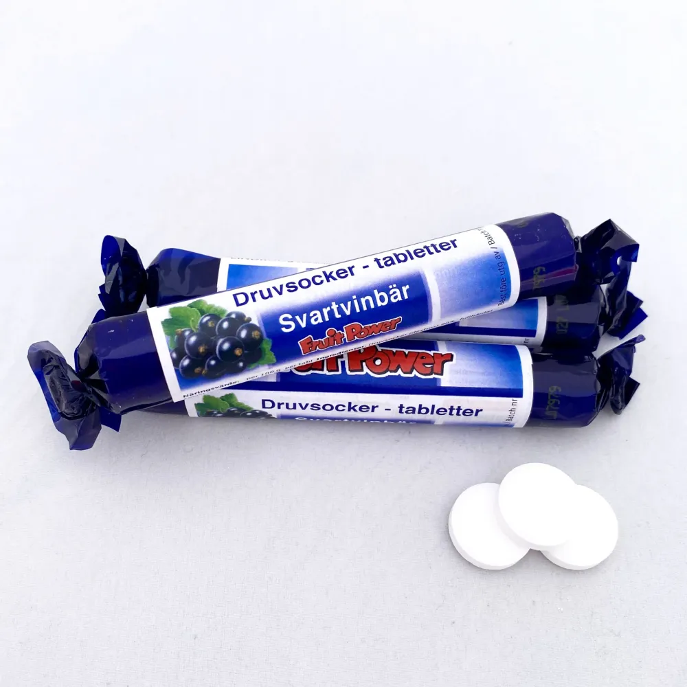 Druvsocker FruitPower Svarta vinbär 5-pack