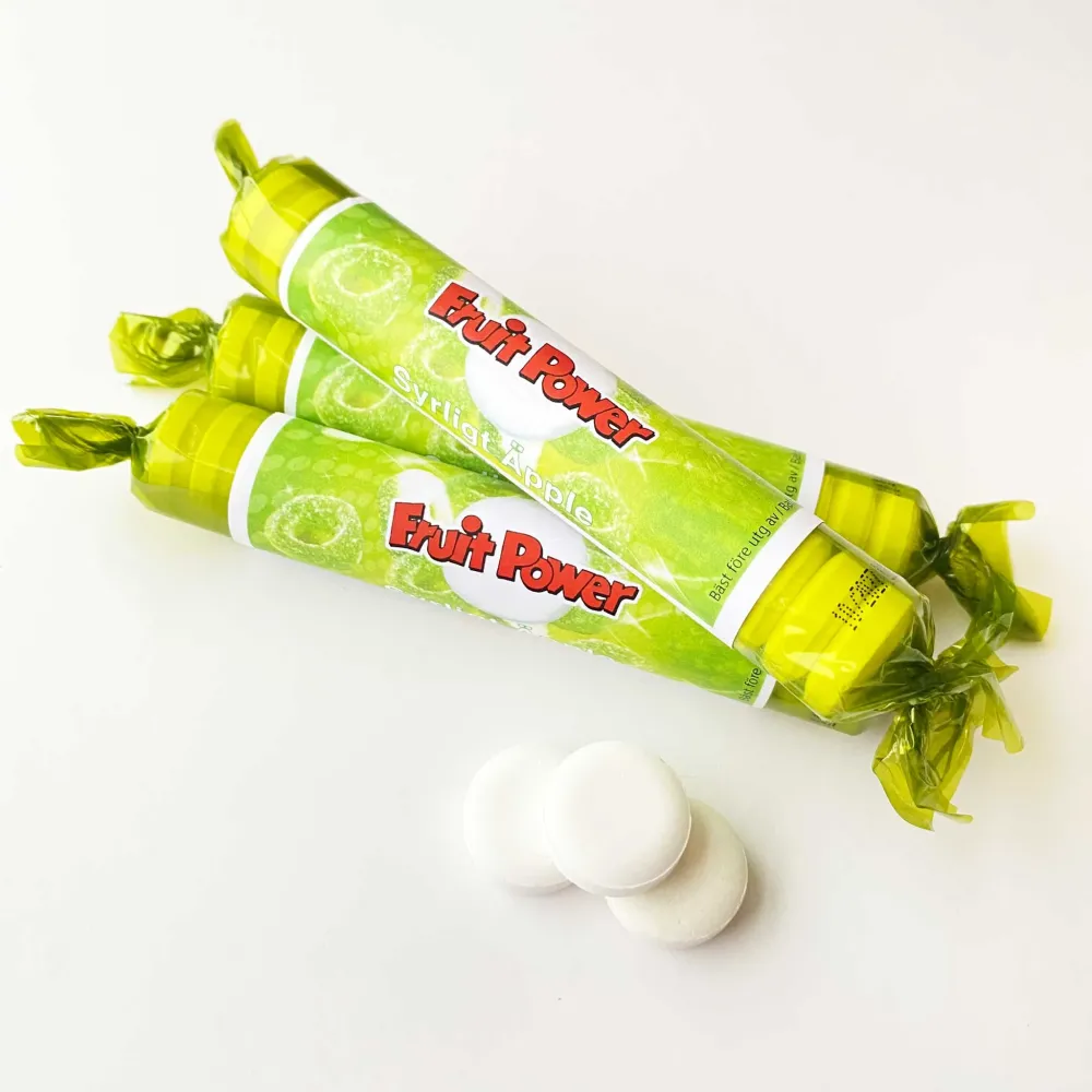 Druvsocker FruitPower Syrligt Äpple 5-pack