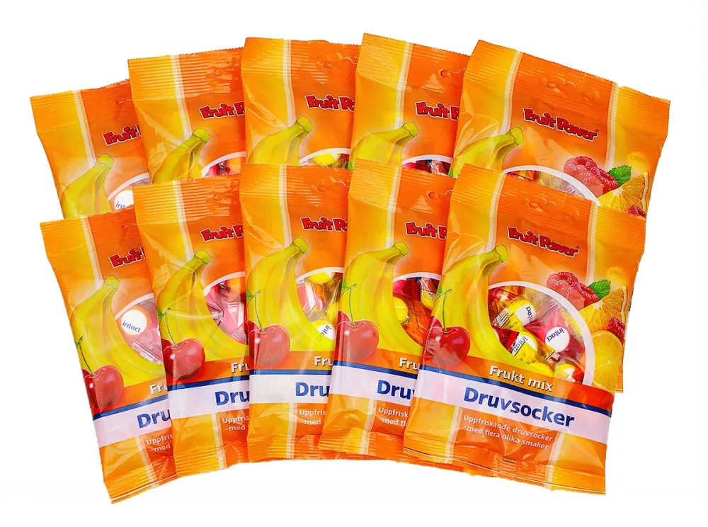 Druvsocker Fruktmix 10-pack