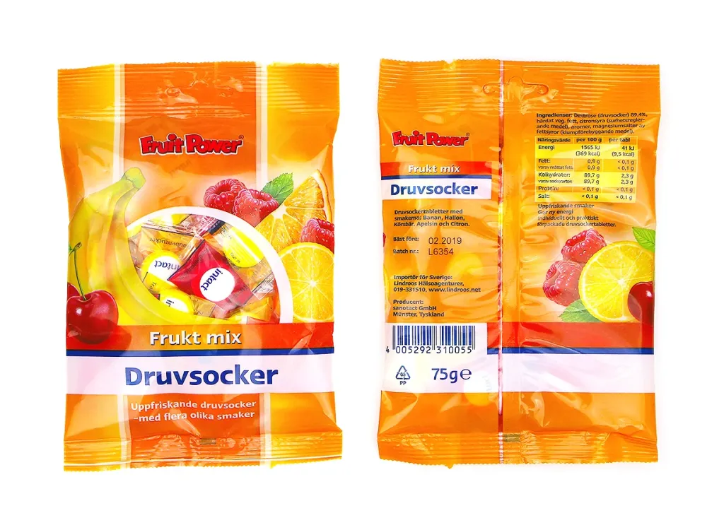 Druvsocker Fruktmix 10-pack