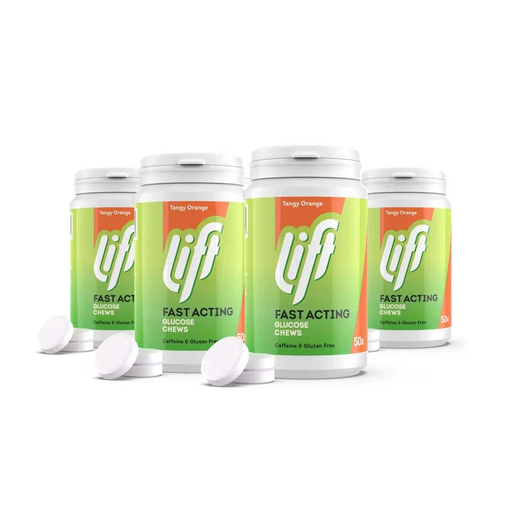 Druvsocker LIFT Apelsin REFILL 6-pack