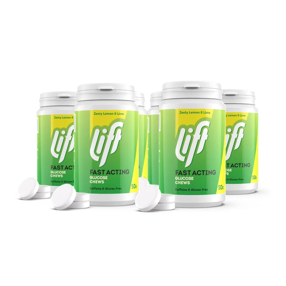 Druvsocker LIFT Citron-Lime REFILL 6-pack