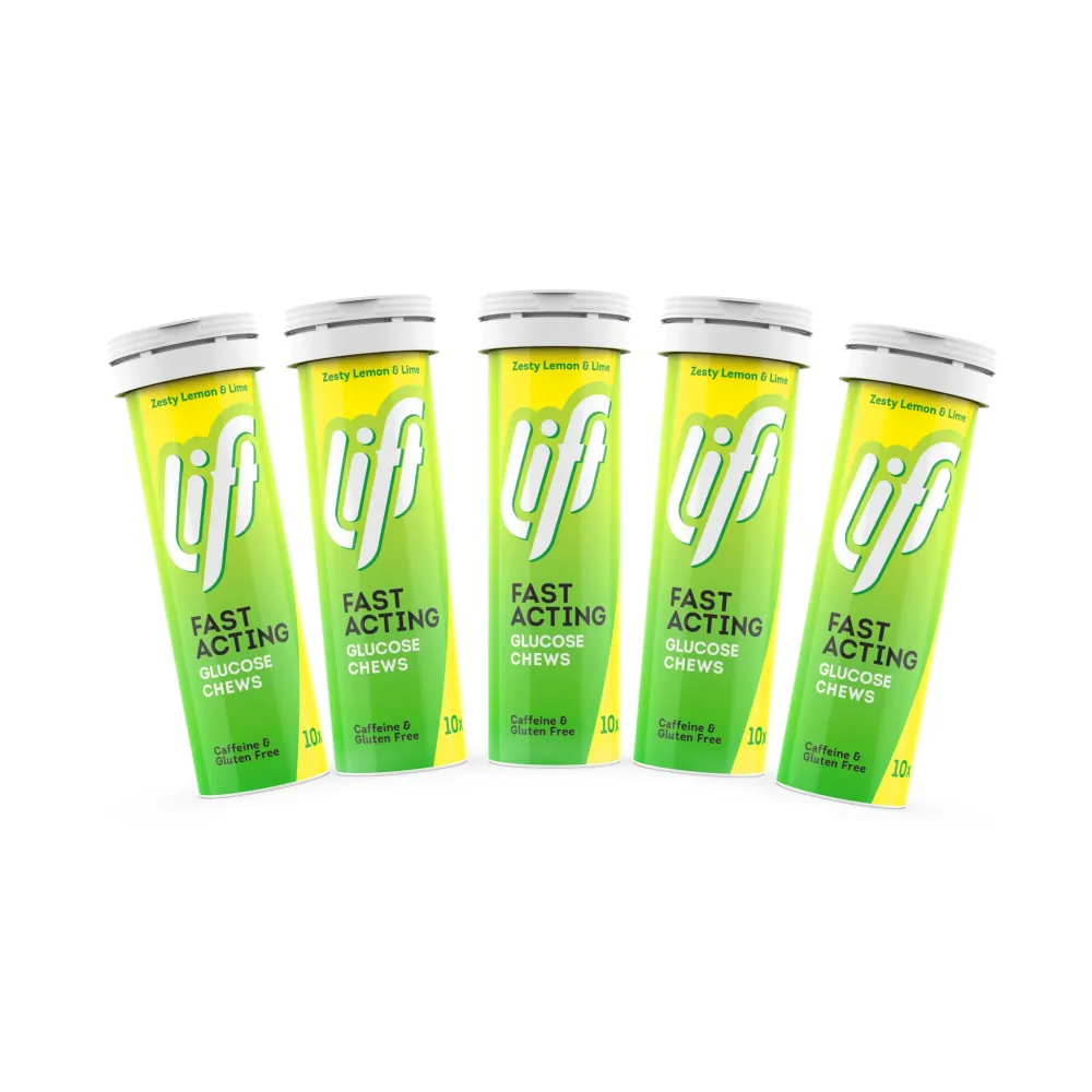 Druvsocker LIFT Citron-Lime REFILL 6-pack