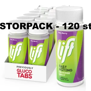 Druvsocker LIFT GlucoShot Bär - 120 st