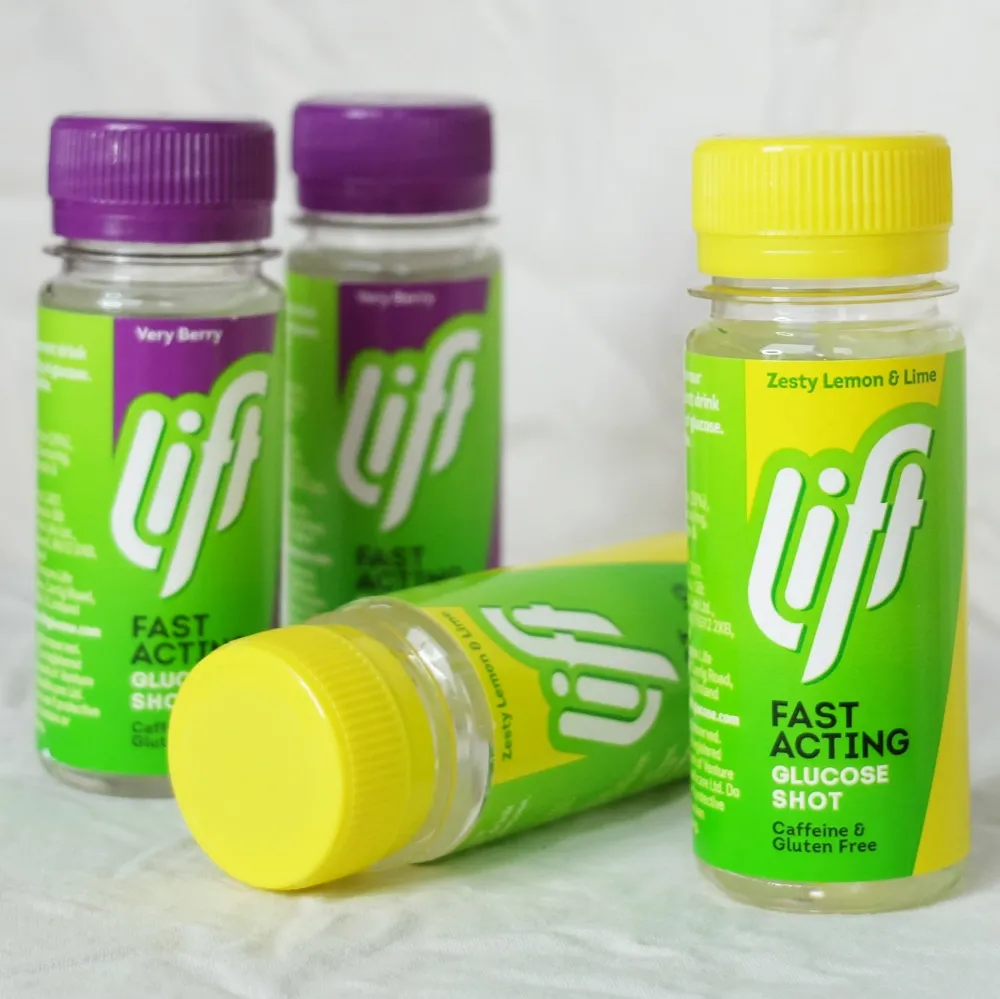 Druvsocker LIFT GlucoShot Bär - 120 st