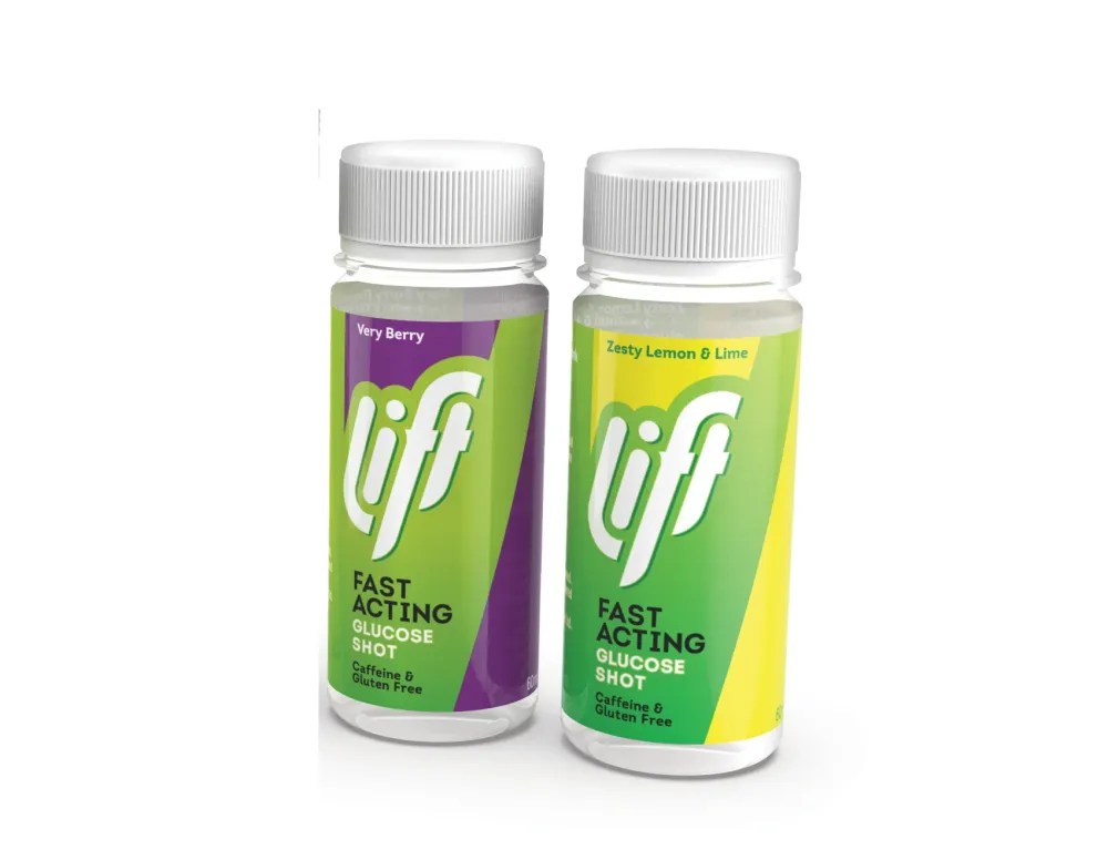 Druvsocker LIFT GlucoShot Citron-Lime 120-pack