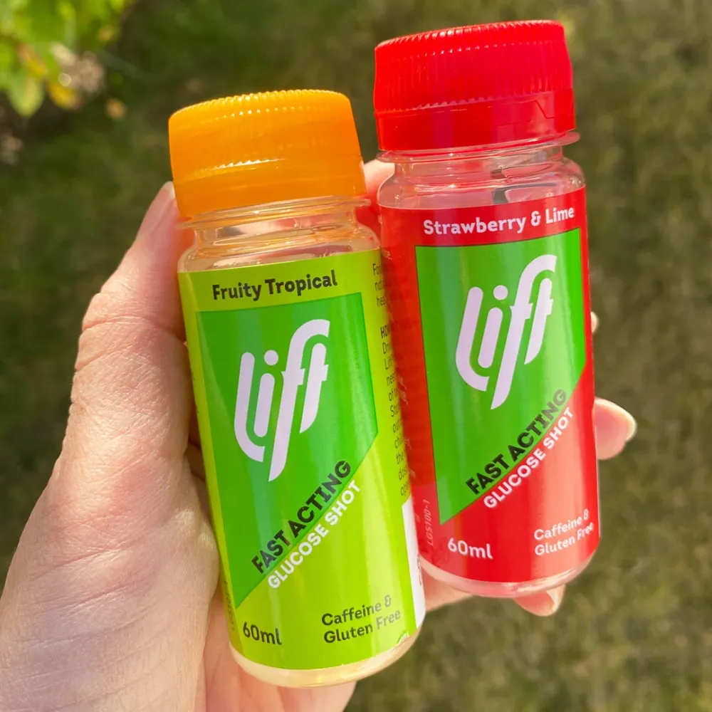 Druvsocker LIFT GlucoShot Jordgubb-Lime 12-pack
