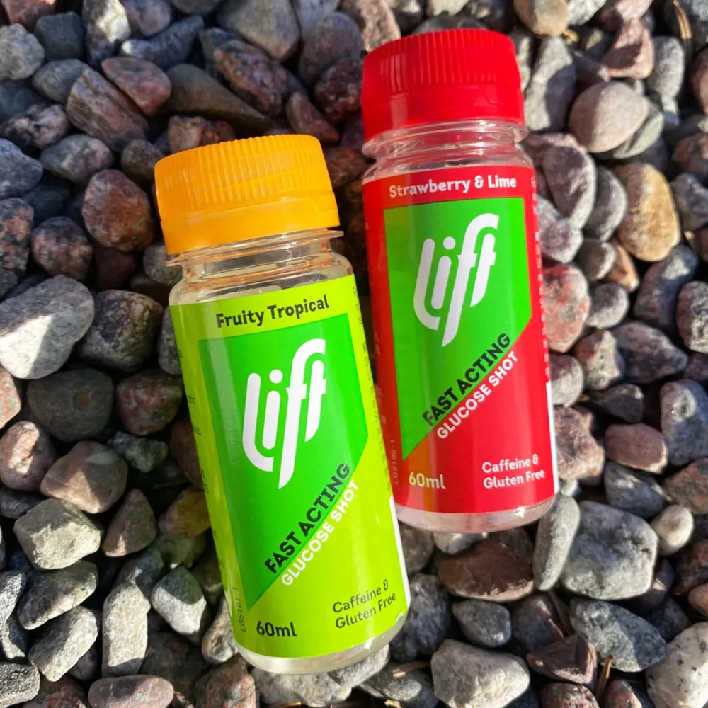 Druvsocker LIFT GlucoShot Tropisk 12-pack