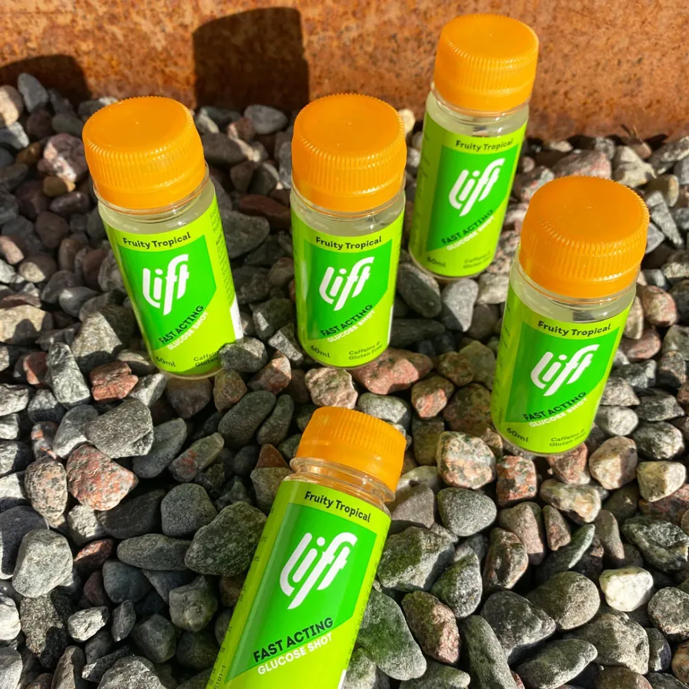 Druvsocker LIFT GlucoShot Tropisk 12-pack