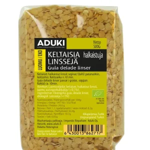 Gula delade linser, 500 g