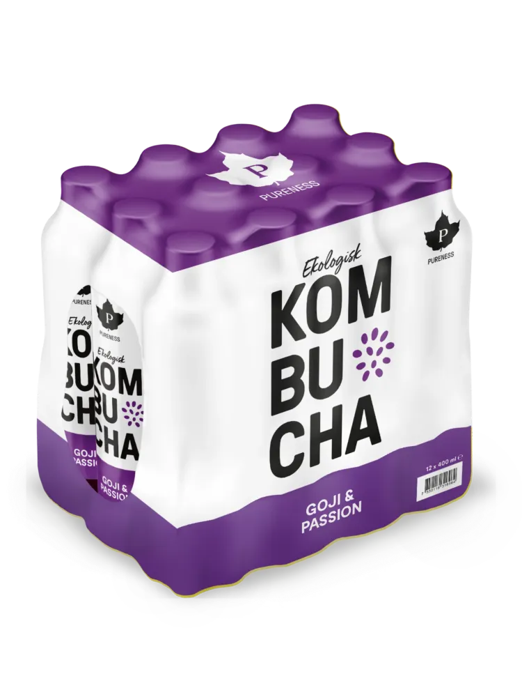 Ekologisk Kombucha Goji & Passion 400 ml x 12st