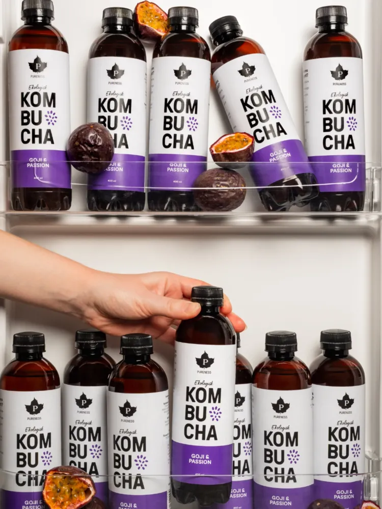 Ekologisk Kombucha Goji & Passion 400 ml x 12st