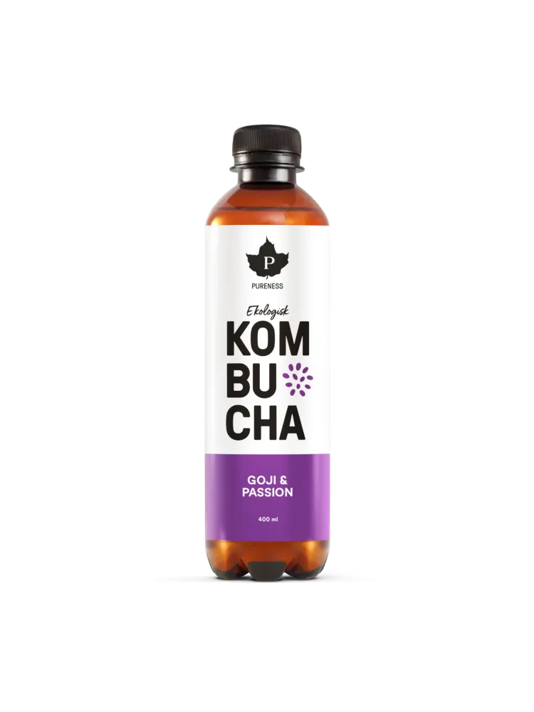 Ekologisk Kombucha Goji & Passion - 400 ml