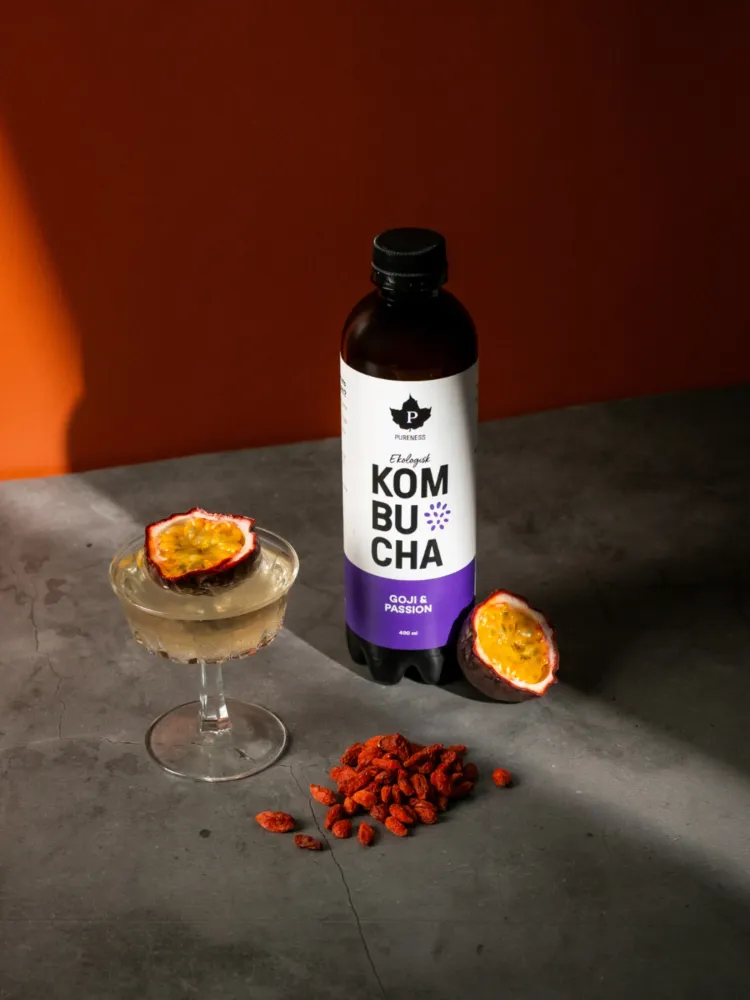 Ekologisk Kombucha Goji & Passion - 400 ml