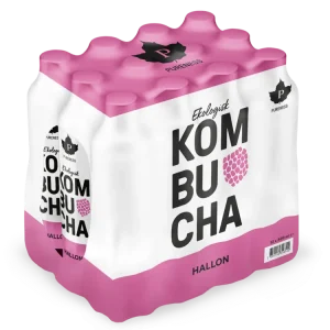 Ekologisk Kombucha Hallon 400 ml x 12st