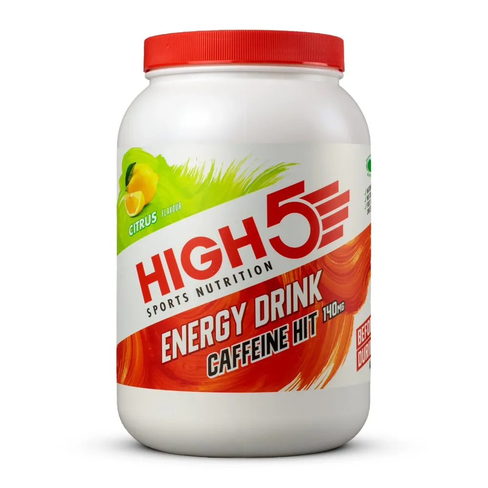 Energidryck High5 ENERGY DRINK CAFFEINE HIT (1,4 kg) Lemon