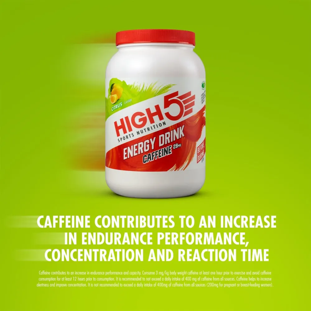 Energidryck High5 ENERGY DRINK CAFFEINE (2,2 kg) Lemon