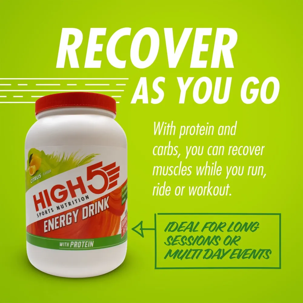 Energidryck High5 ENERGY DRINK PROTEIN (1,6 kg) Citron