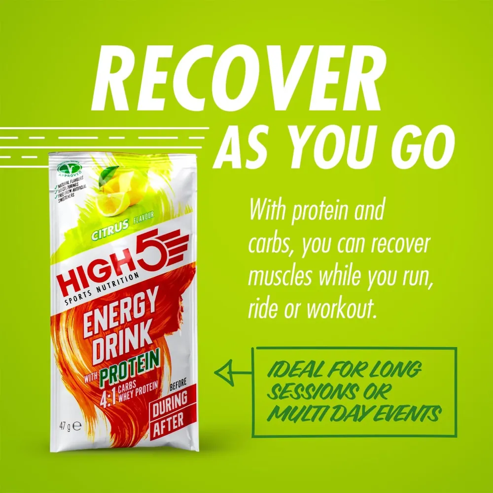 Energidryck High5 ENERGY DRINK PROTEIN (47 g) Citron