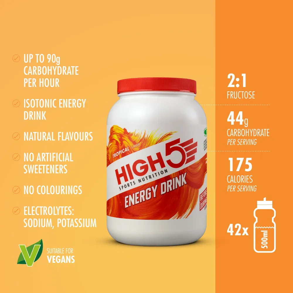 Energidryck HIGH5 ENERGY DRINK (2,2 kg) Tropical