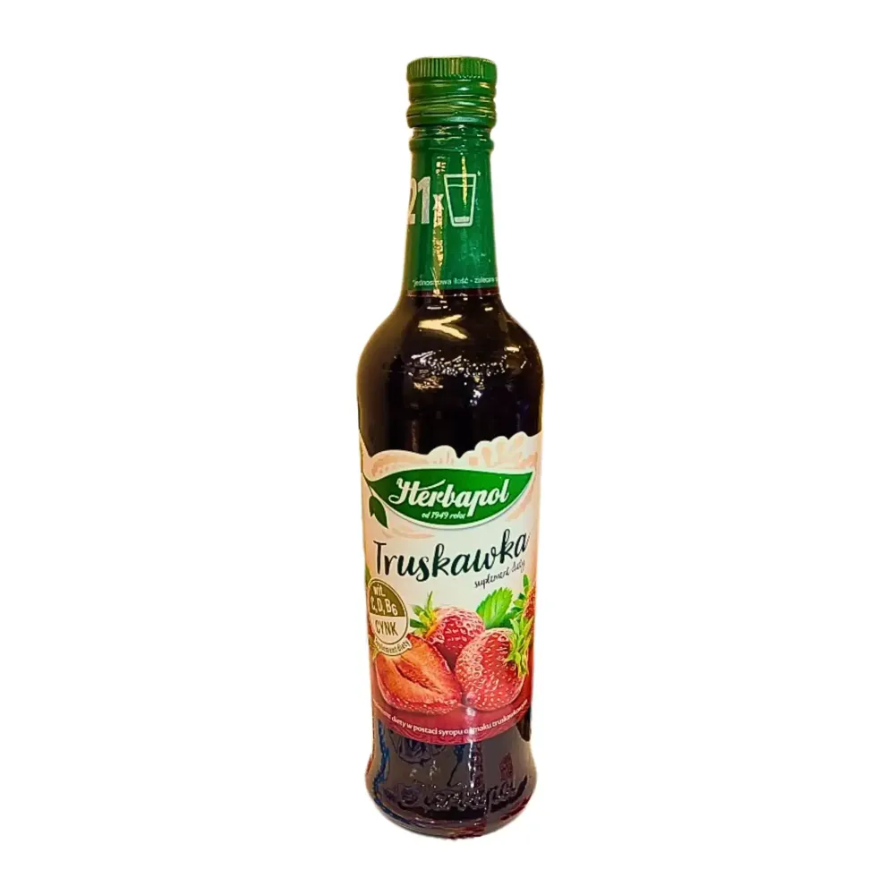 Herbapol glas Jordgubbsirap 420ml