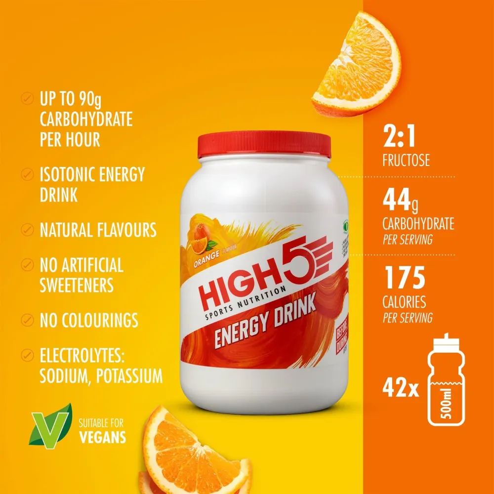 High5 ENERGY DRINK (2,2 kg) Orange