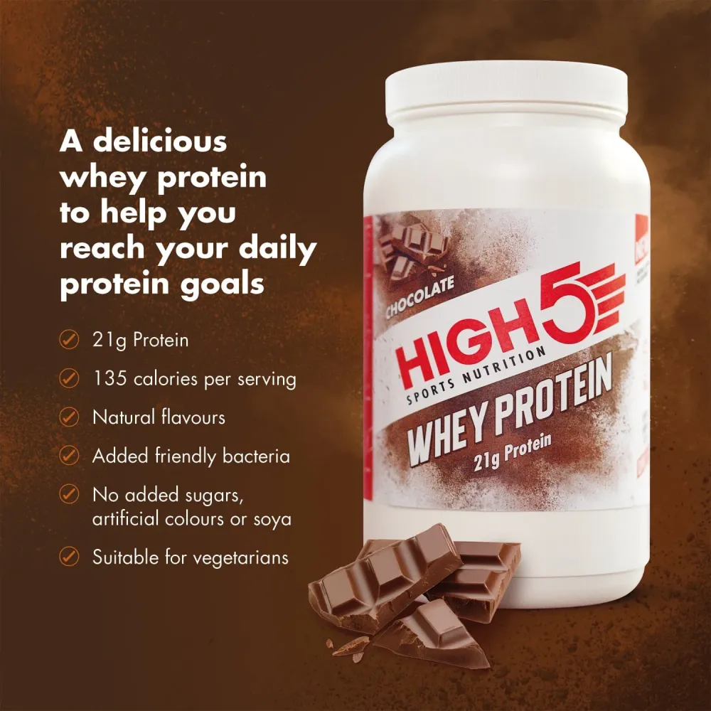 High5 WHEY PROTEIN Återhämtningsdryck (700g) Choklad