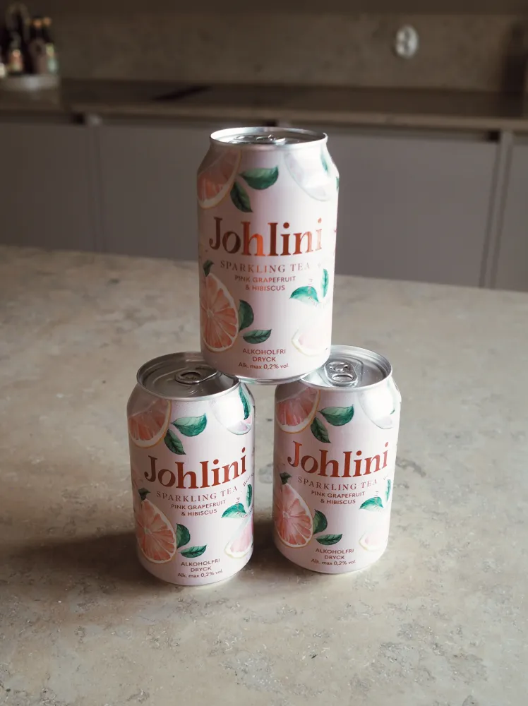 Johlini Sparkling Tea - Pink Grape & Hibiscus