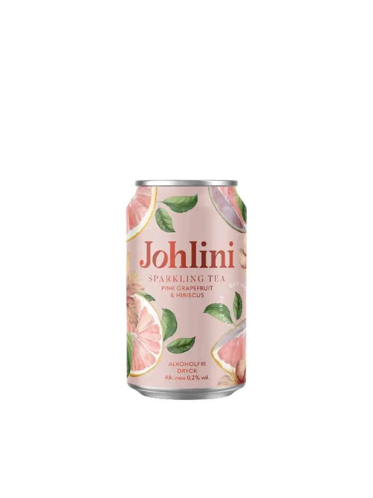 Johlini Sparkling Tea - Pink Grape & Hibiscus