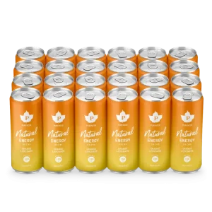 Natural Energy Drink Orange Lemonade - 330 ml x 24st