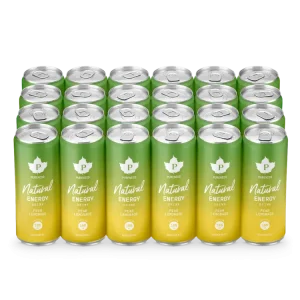 Natural Energy Drink Pear Lemonade - 330 ml x 24st