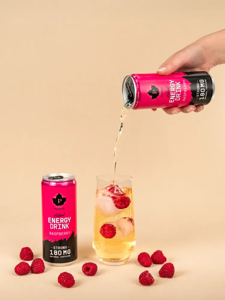 Natural Energy Drink Raspberry - 330 ml