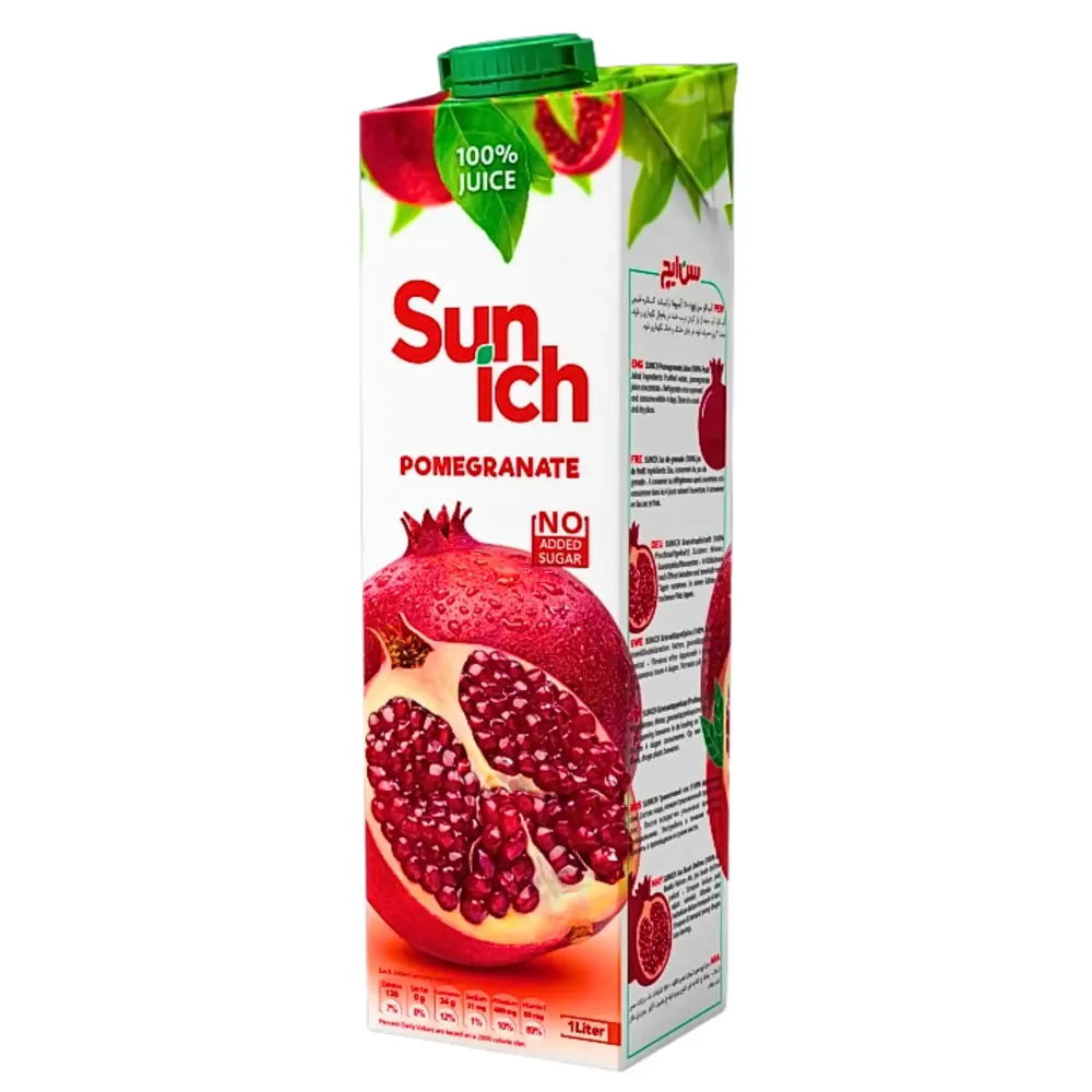 Sunich Granatäpple Juice 1L – Naturlig smak av lyx