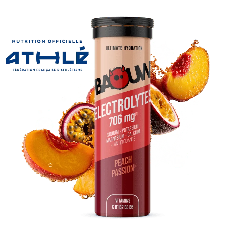 BAOUW Energy Drink (Tube med 10 tabletter) Persika/Passion