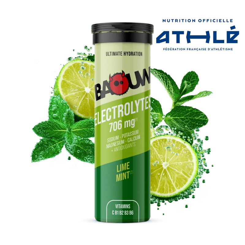 BAOUW Energy Drink (Tube med 10 tabletter) Limefrukt/Mint