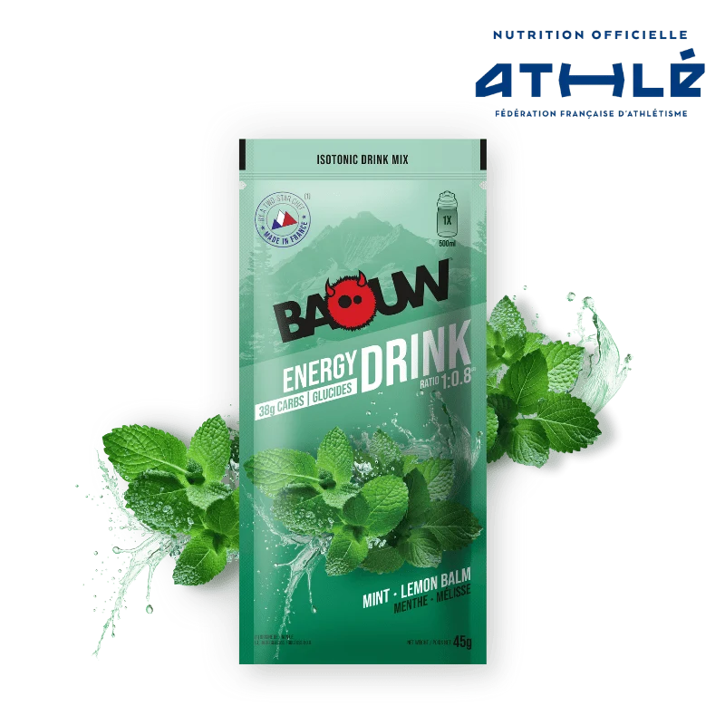 BAOUW ISOTONIC Energidryck (45 g) Mint/Melissa