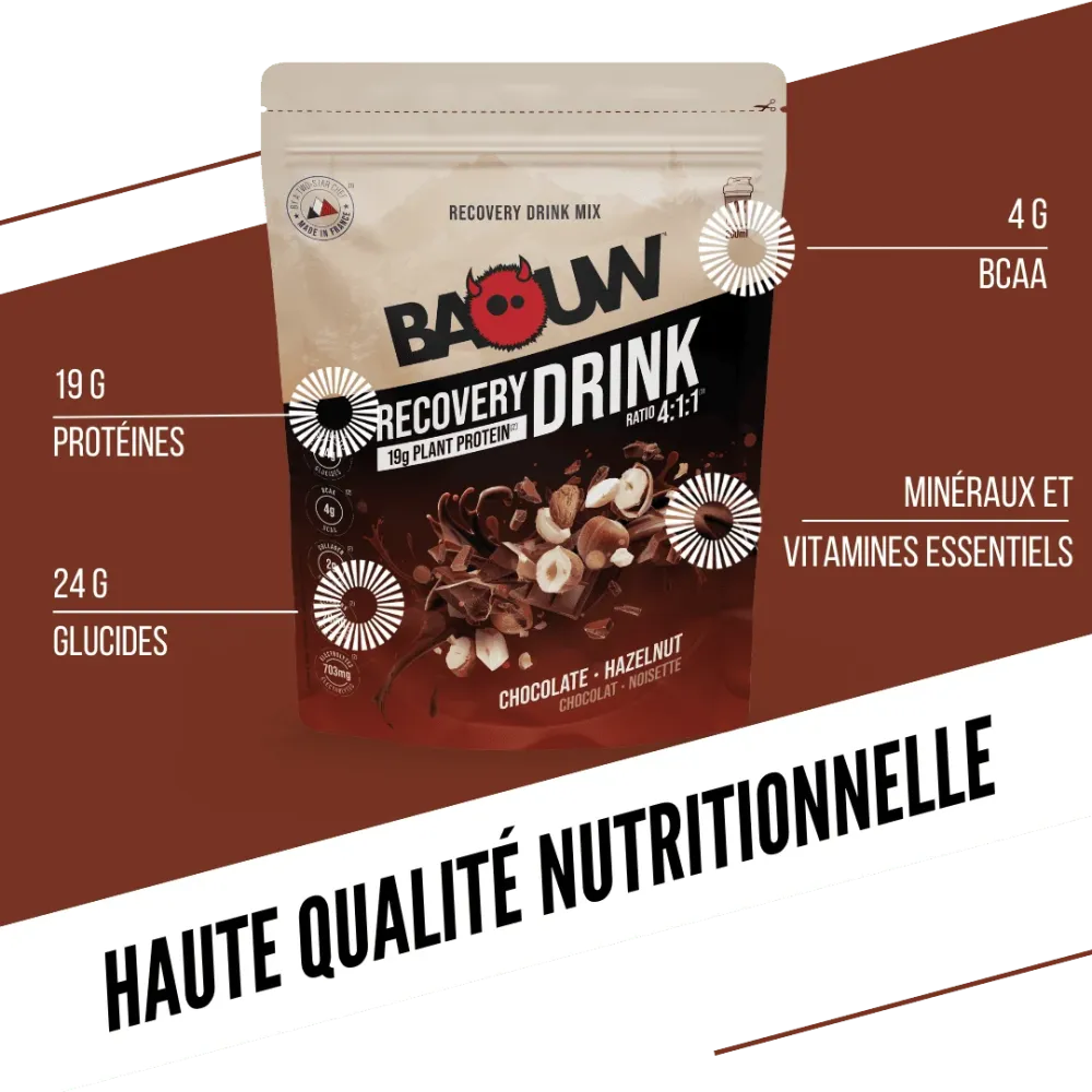 BAOUW RECOVERY Drink (500g) Choklad Hasselnöt