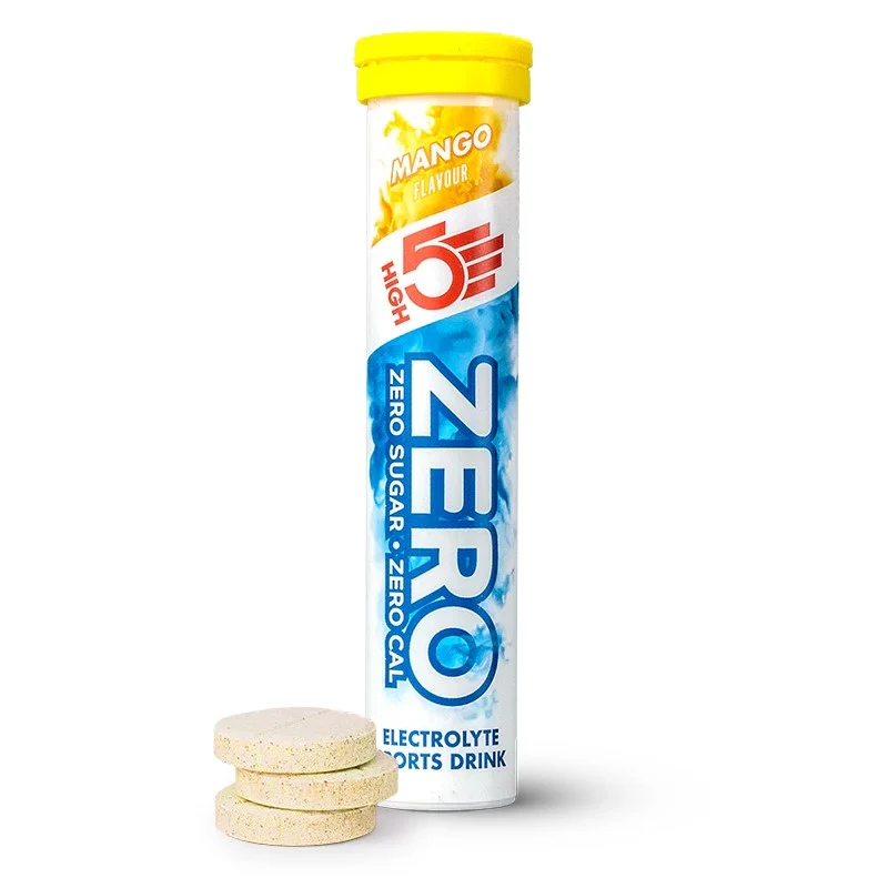 Elektrolyt vätsketabletter High5 ZERO (x20) Mango