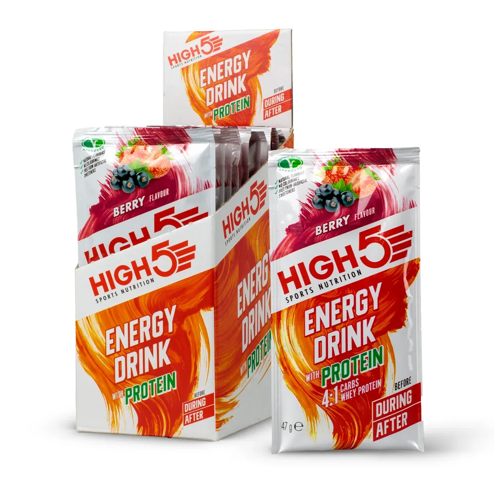 Energidryck High5 ENERGY DRINK PROTEIN (47 g) Röd frukt