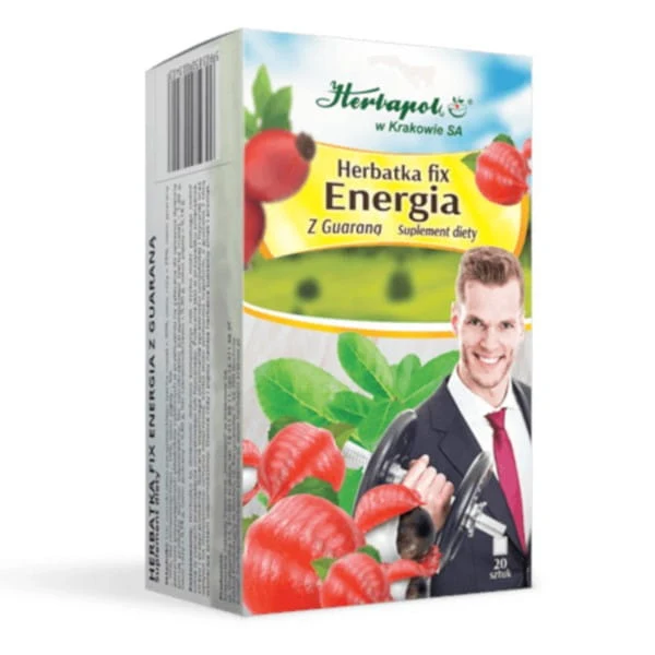 Energidryck med guarana 20 påsar HERBAPOL