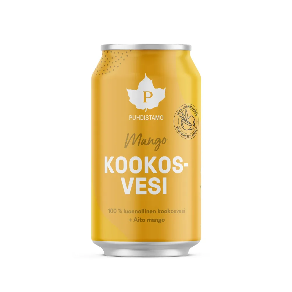 Kokosvatten, mango, 310 ml
